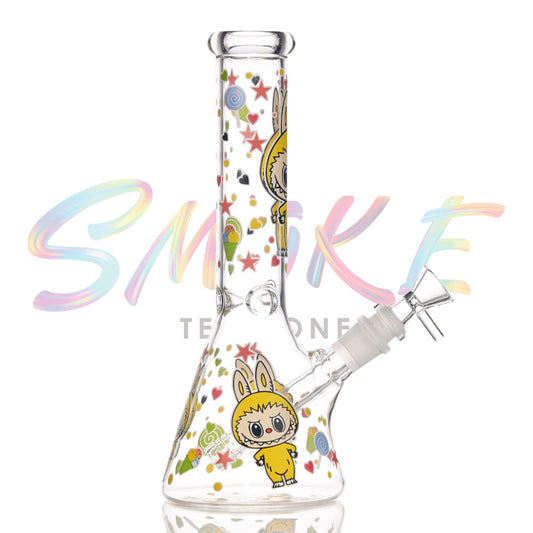 Hispter Glow-in-the-Dark Glass Water Pipe CH001