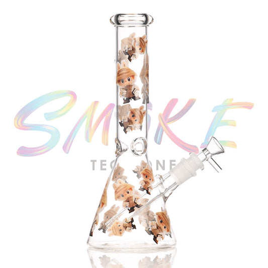 10 Inch Classic Character Glass Water Pipe CH003 - Smoke Tech One LLC