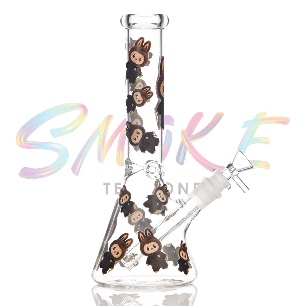 10 Inch Classic Character Glass Water Pipe CH003 - Smoke Tech One LLC