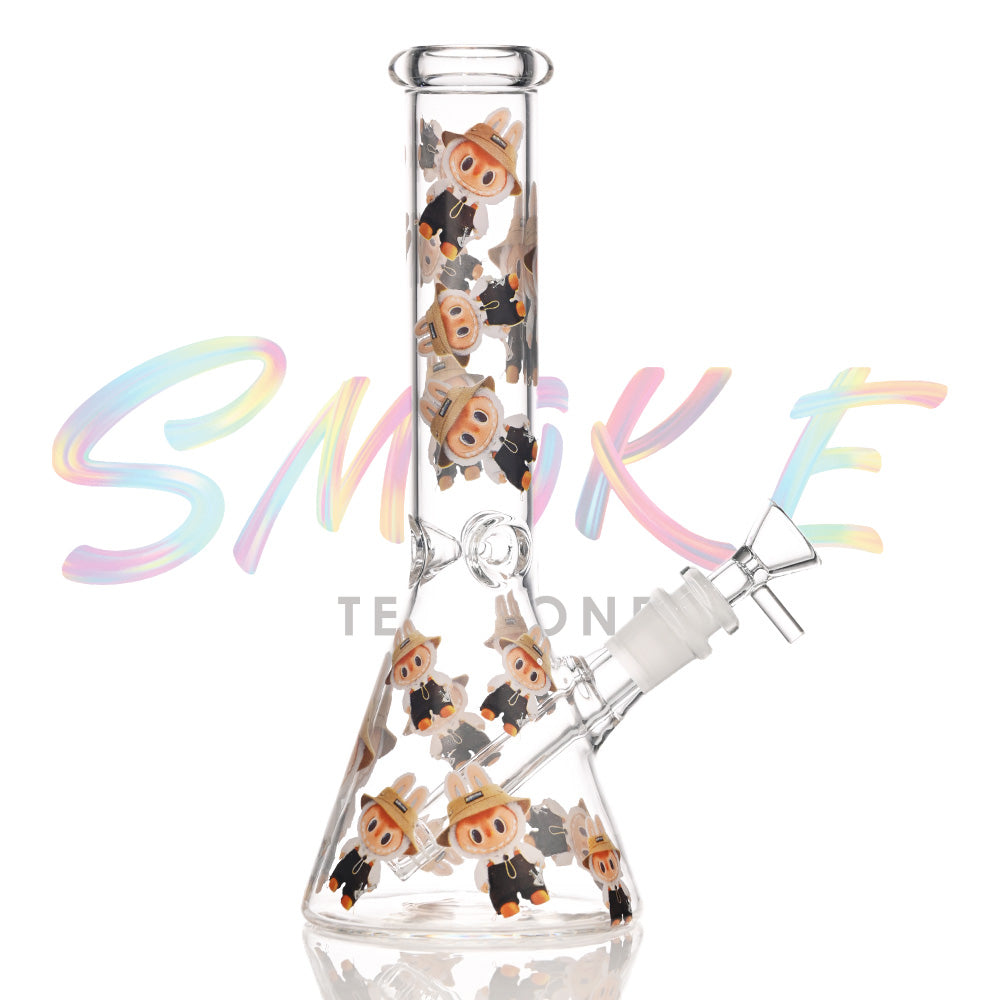 10 Inch Classic Character Glass Water Pipe CH003 - Smoke Tech One LLC