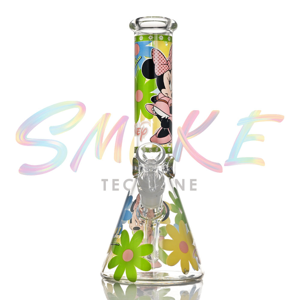 10 inch Color Splash Beaker Glass Bong CH016 - Smoke Tech One LLC