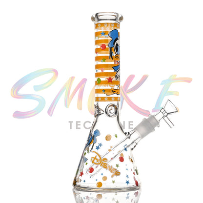 10 inch Color Splash Beaker Glass Bong CH016 - Smoke Tech One LLC