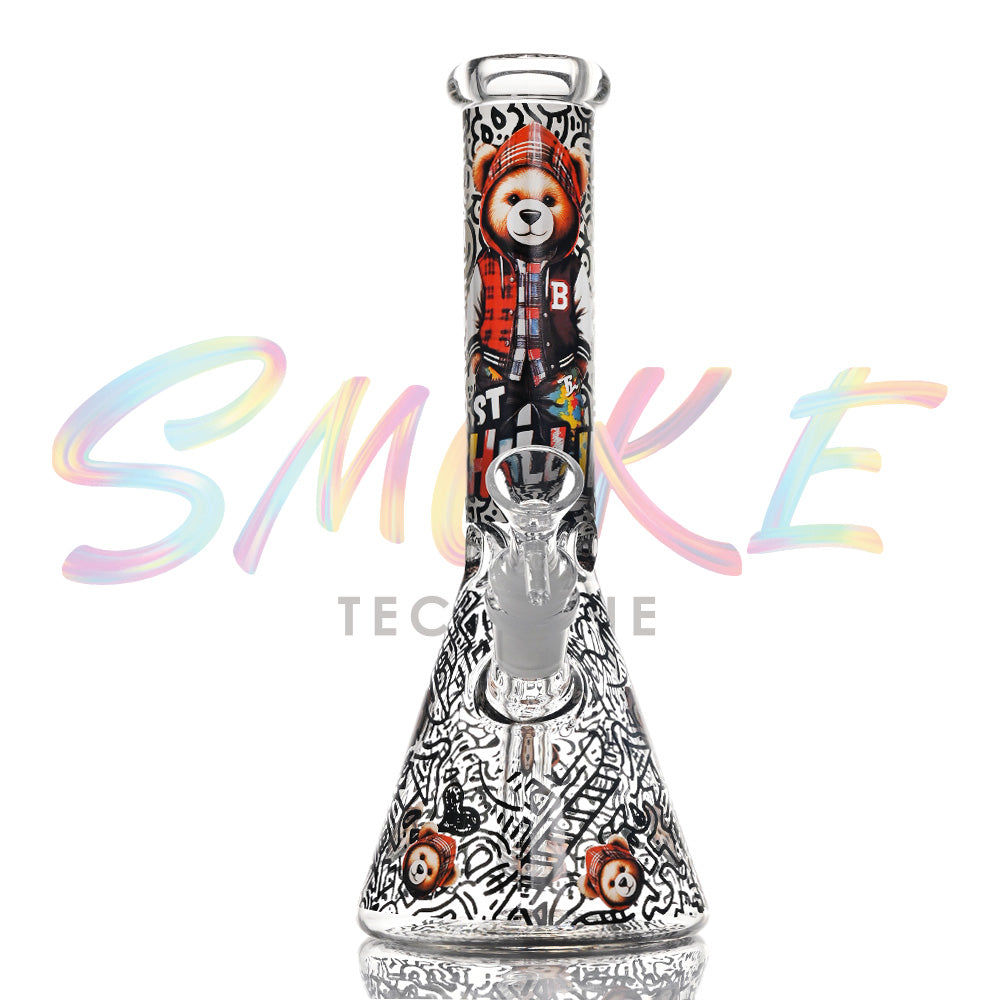 10 inch Night Blaze Glow Beaker Bong CH017 - Smoke Tech One LLC