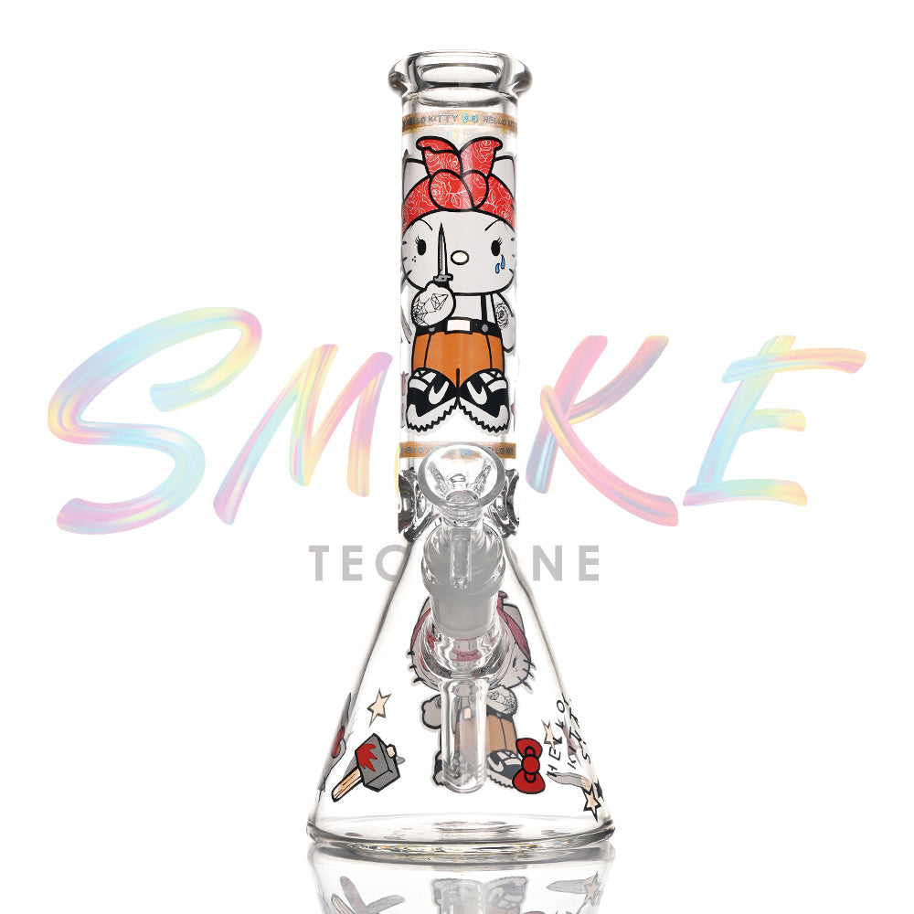 10 inch Cosmic Glow Beaker Bong CH019 - Smoke Tech One LLC