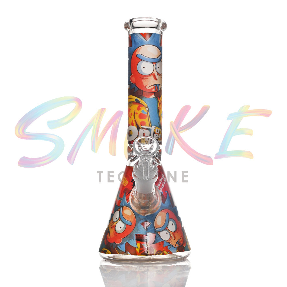 10 inch Midnight Phantom Glow Beaker Bong CH021 - Smoke Tech One LLC