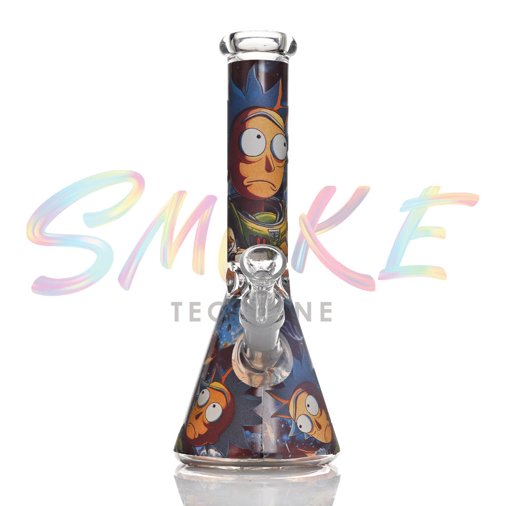 10 inch Midnight Phantom Glow Beaker Bong CH021 - Smoke Tech One LLC