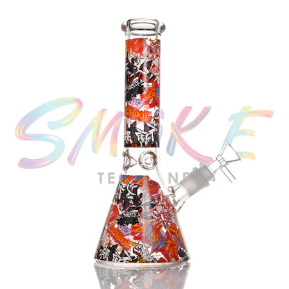10 inch Crystal Splash Beaker Bong CH026 - Smoke Tech One LLC