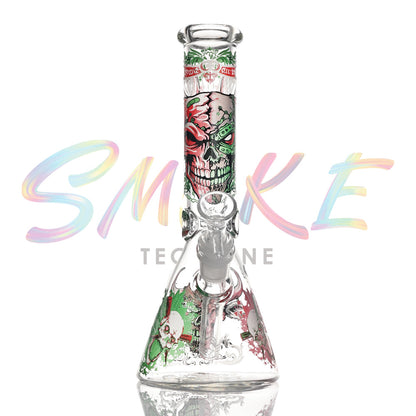 10 inch Phantom Glow Beaker Bong CH027 - Smoke Tech One LLC