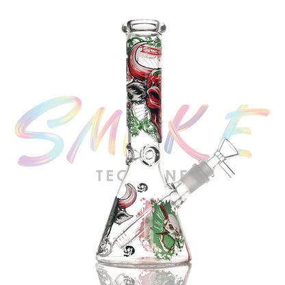 10 inch Phantom Glow Beaker Bong CH027 - Smoke Tech One LLC