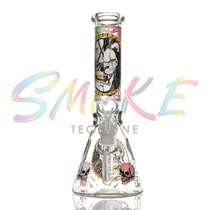 10 inch Phantom Glow Beaker Bong CH027 - Smoke Tech One LLC