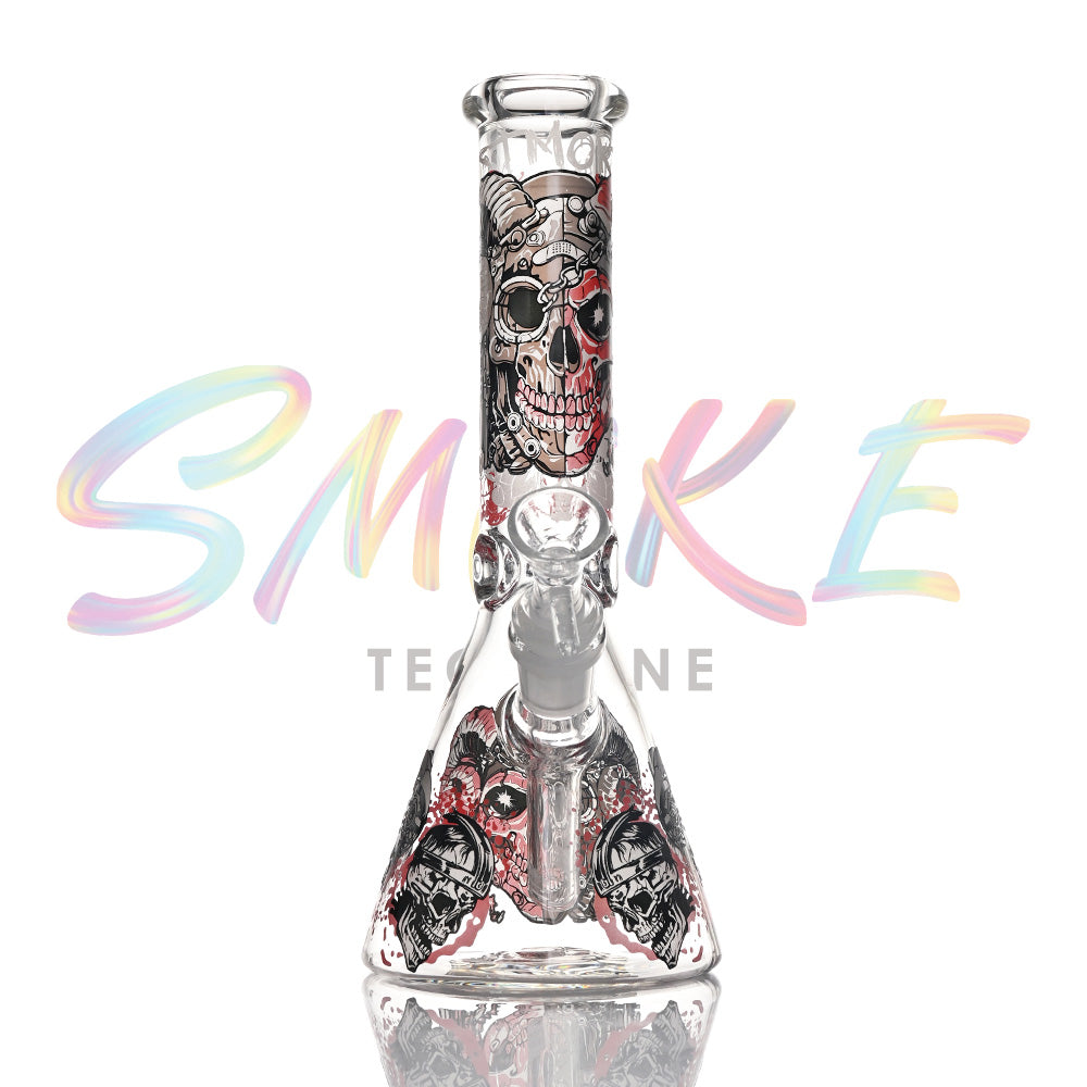 10 inch Phantom Glow Beaker Bong CH027 - Smoke Tech One LLC
