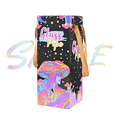 10 inch Glow Pop Art Beaker Bong CH024 - Smoke Tech One LLC