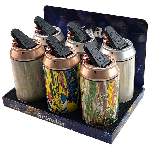 DK Glass Jar Grinder with Storage DK0354