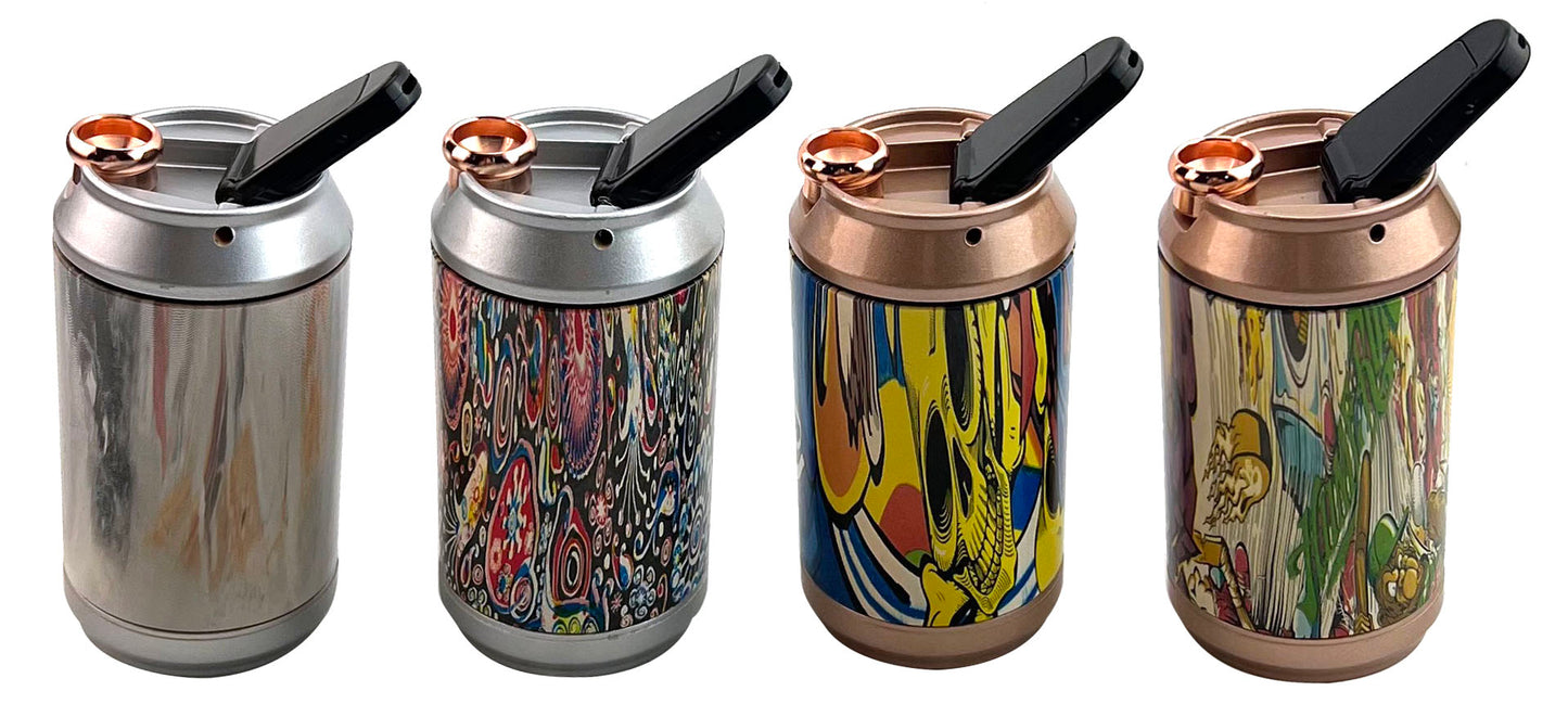 DK Glass Jar Grinder with Storage DK0354