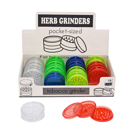 D&K Vibrant Spiral Acrylic Herb Grinder DK4004P