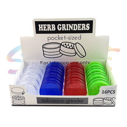 Pocket-Sized Acrylic Herb Grinder DK4004 - Smoke Tech One LLC