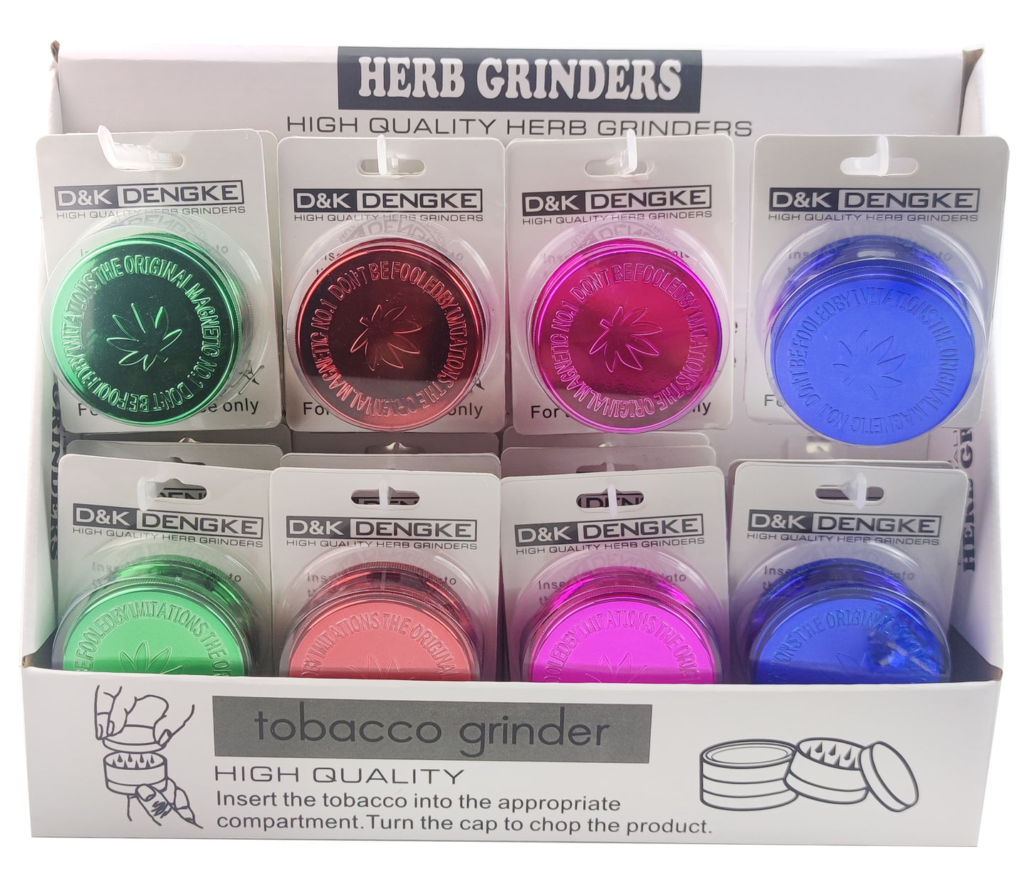 3 Piece Golden Leaf Grinder DK4004-C