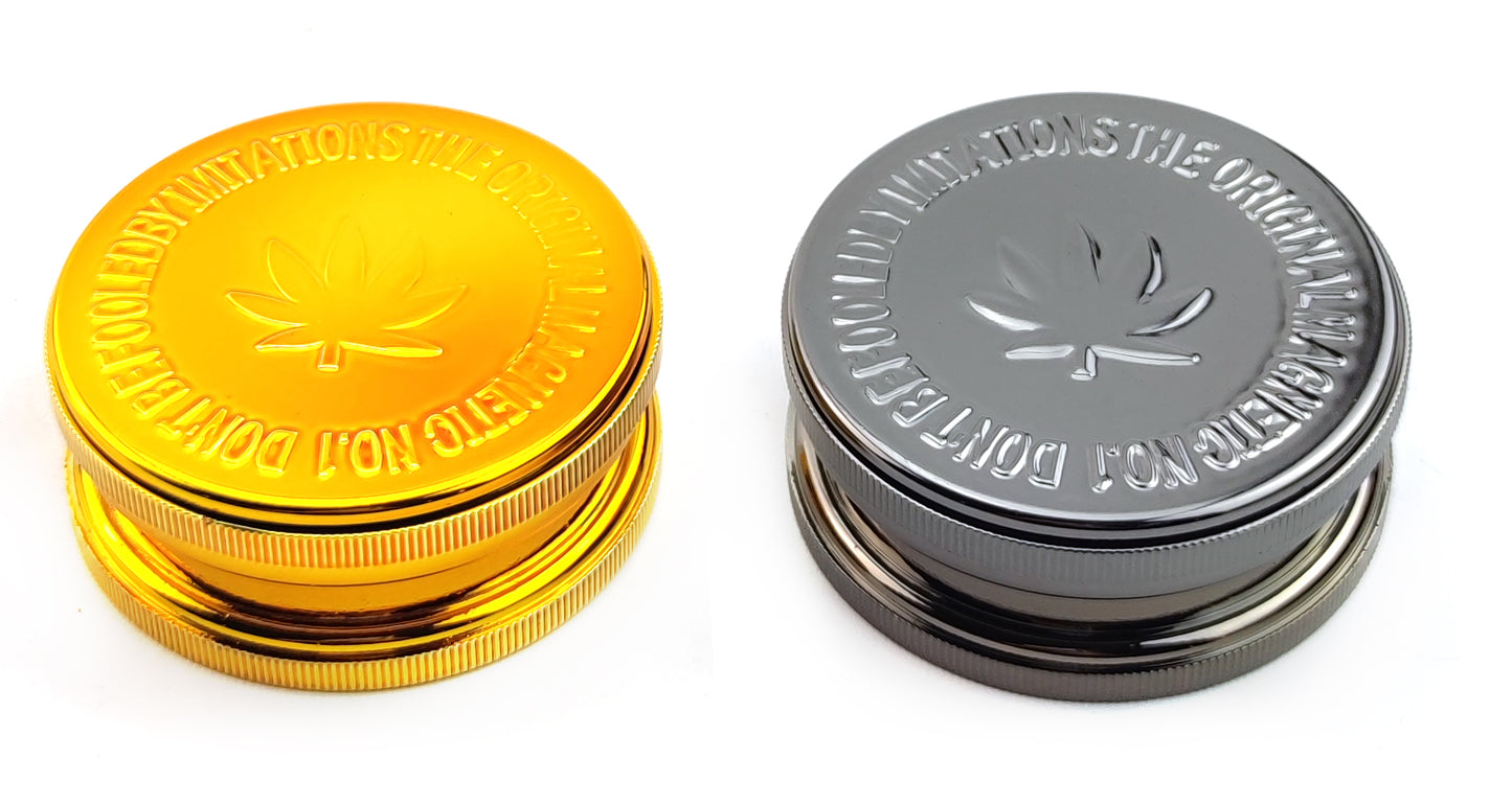 3 Piece Golden Leaf Grinder DK4004-C