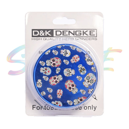 D&K High-Quality Skull-Pattern Acrylic Herb Grinder DK4004N - Smoke Tech One LLC