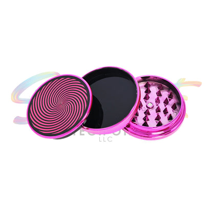 D&K Vibrant Spiral Acrylic Herb Grinder DK4004P - Smoke Tech One LLC