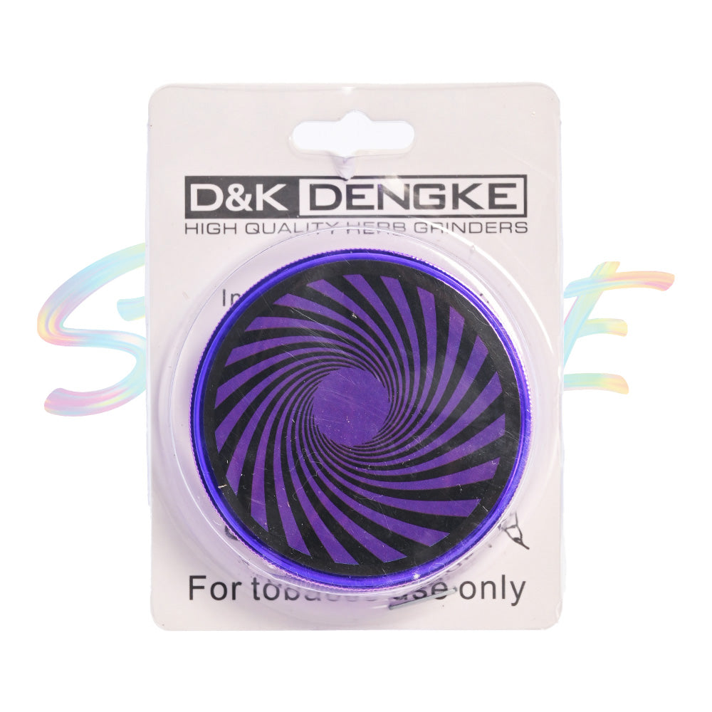 D&K Vibrant Spiral Acrylic Herb Grinder DK4004P - Smoke Tech One LLC