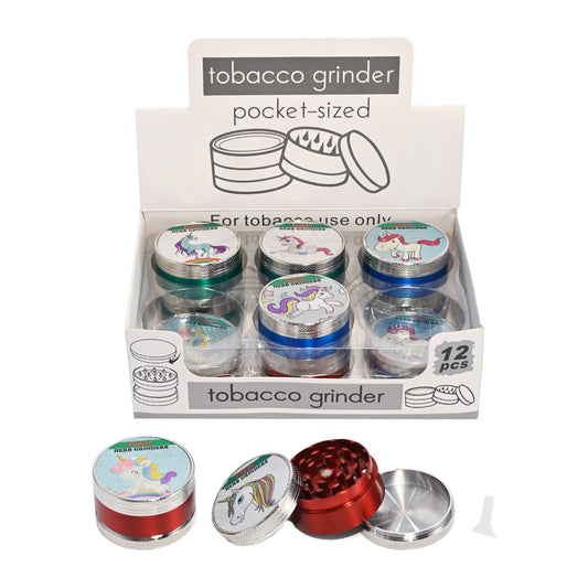 4-piece metal herb grinder DK5028A-3