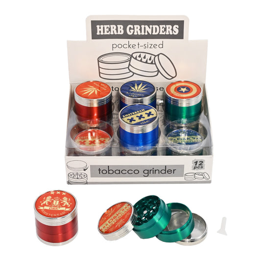 Premium 4-Piece Metal Herb Grinder DK5030A-4