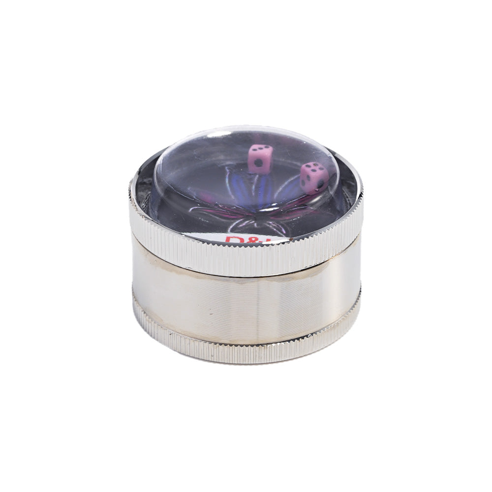3D Dome Top 3-Piece Metal Herb Grinder DK5036-3