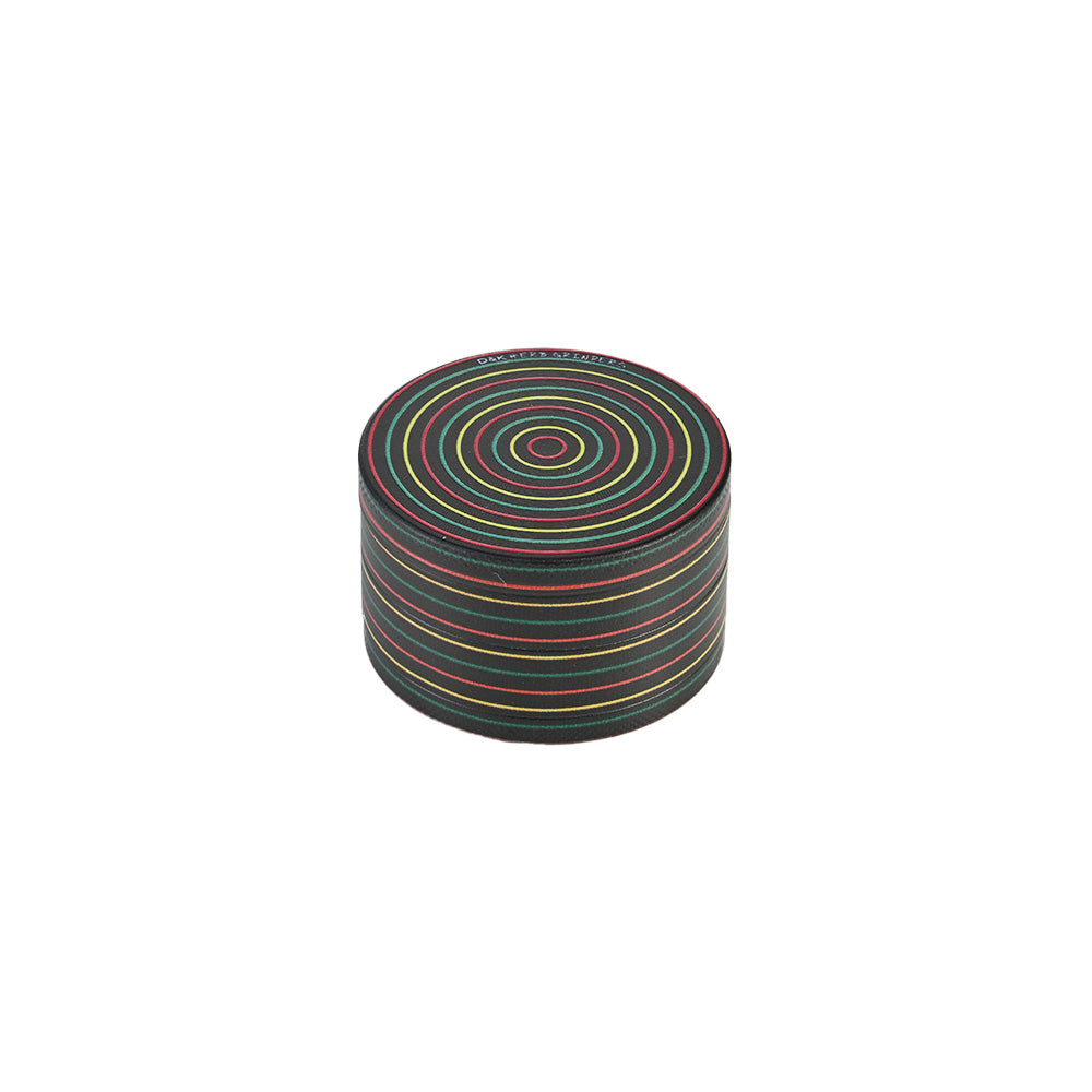 Rasta Stripe Zinc Herb Grinder DK5130BA-4