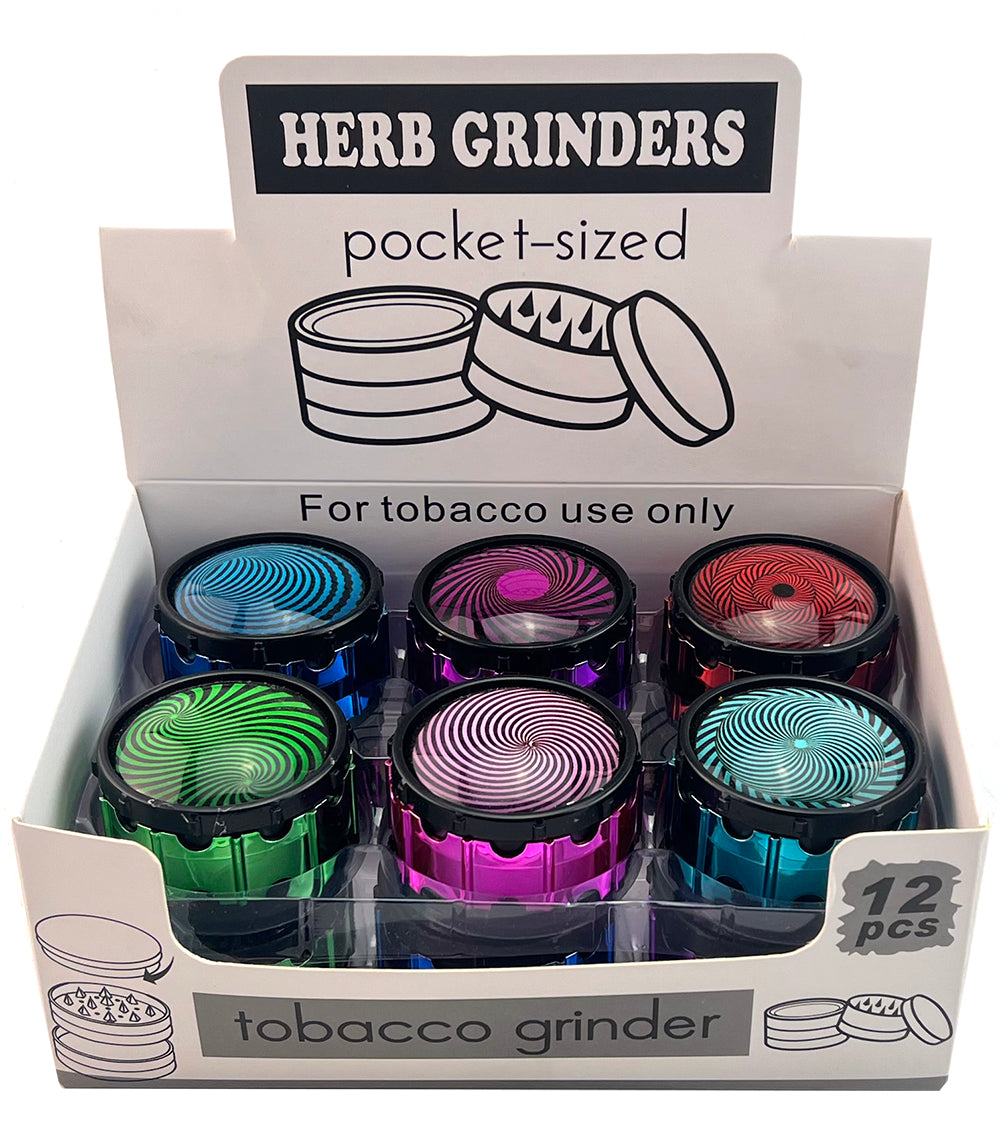 Pocket-Sized Swirl Top Herb Grinder DK5213C-3