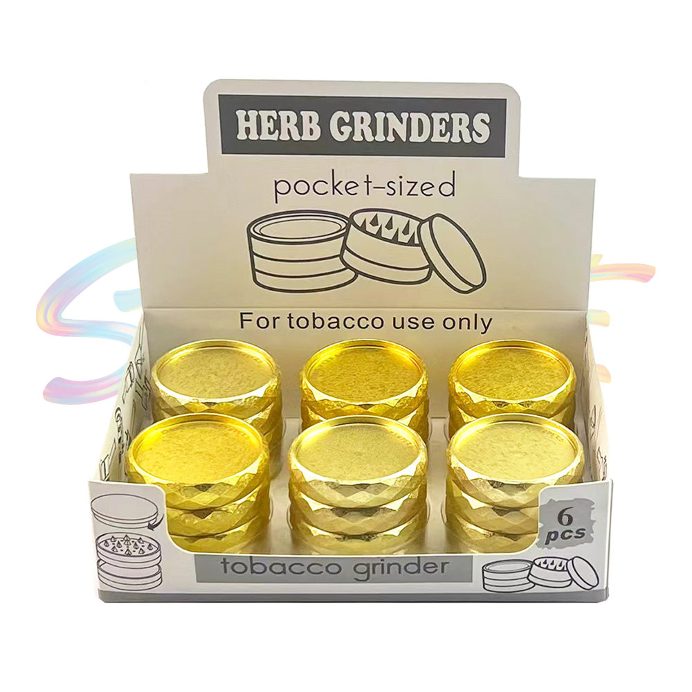 Gold Leaf Royale Pocket Grinder DK5257Y-4 - Smoke Tech One LLC