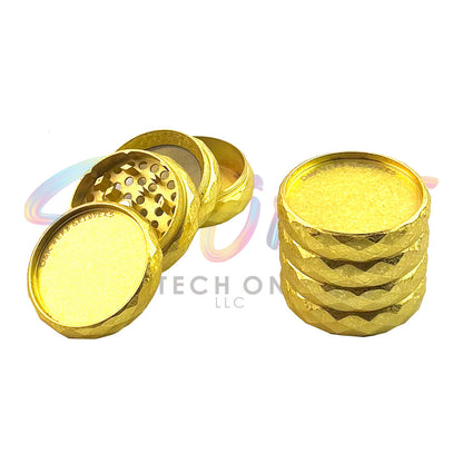 Gold Leaf Royale Pocket Grinder DK5257Y-4 - Smoke Tech One LLC