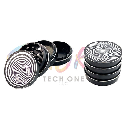 Hypnotic Spiral Vortex Print DK5797E-4 - Smoke Tech One LLC