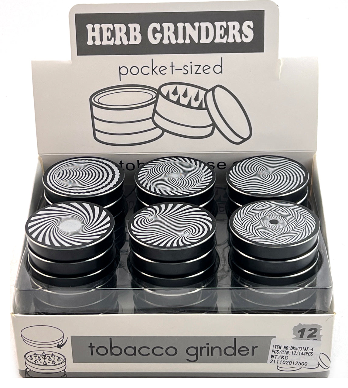 DK 4-Piece Metal Herb Grinder DK5797-4