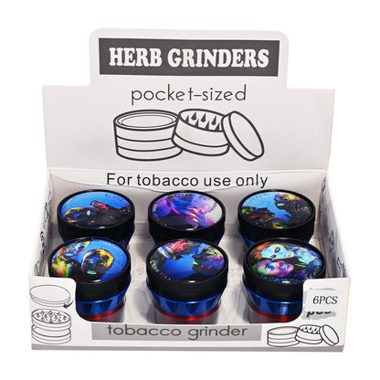 High-quality 4-piece metal herb grinder DK5831C-4