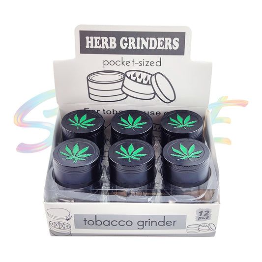 Matte Black Leaf Design DK5923-4 - Smoke Tech One LLC
