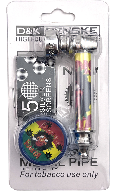 Paradise Rasta Metal Pipe DK7025 - Smoke Tech One LLC