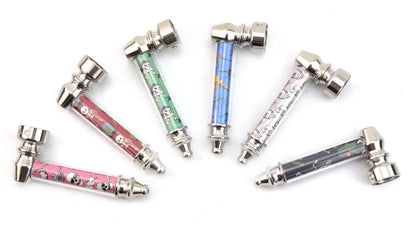 D&K 2-in-1 Metal Pipe & Herb Grinder DK7107C