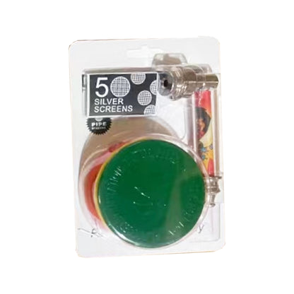 2-in-1 Rasta Grinder & Pipe Set DK7107E