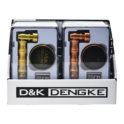 Classic Gold Pipe & Grinder Set DK7156