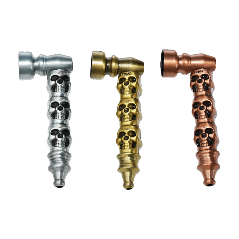 Skull Grinder & Skeleton Pipe Combo Set DK7157