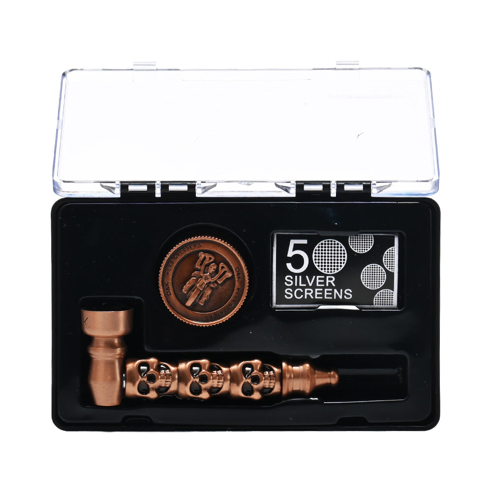 Skull Grinder & Skeleton Pipe Combo Set DK7157