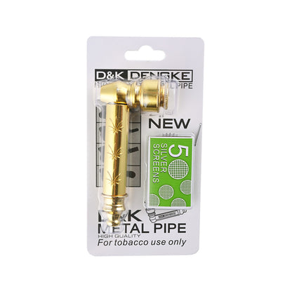 DK Gold Metal Grinder Pipe DK8159K - Smoke Tech One LLC