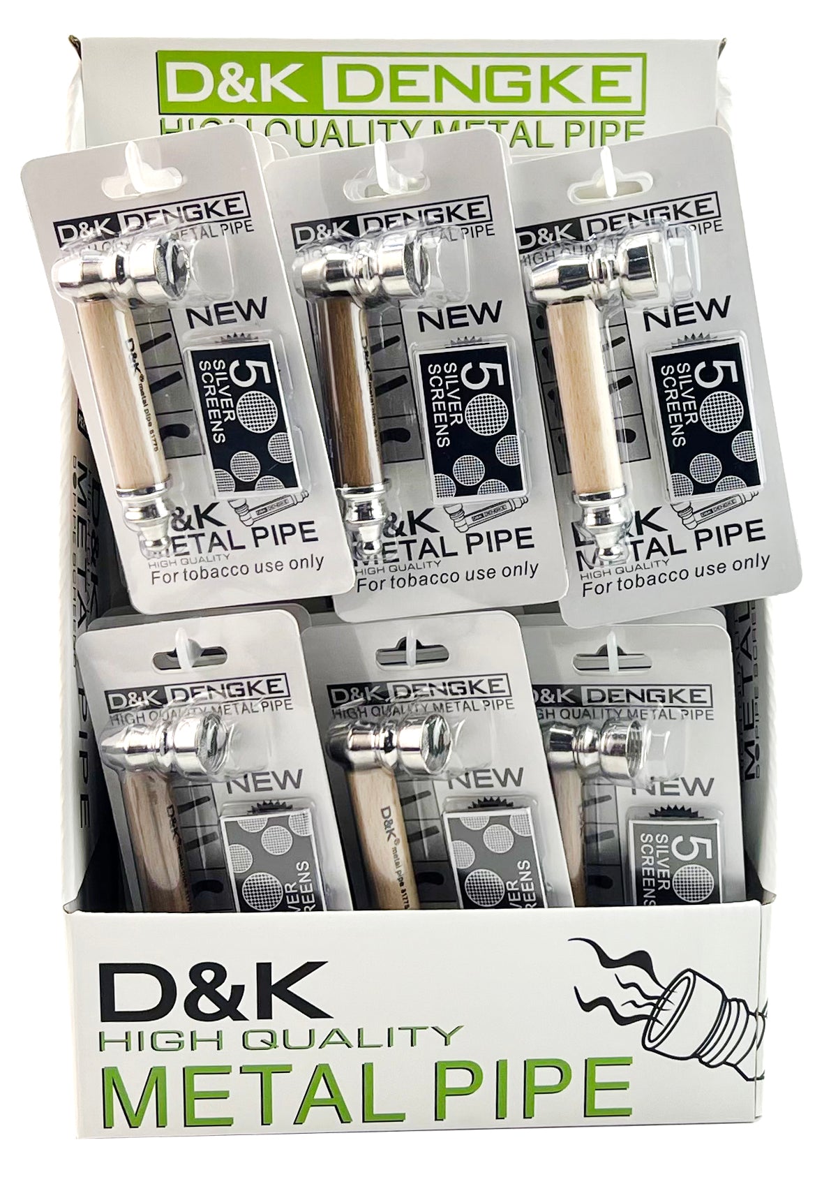 4-inch wood-handled pipe DK8177