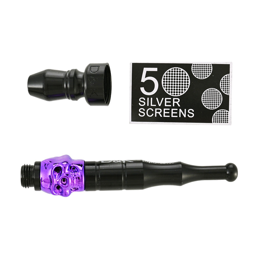 Skull Head Zinc Alloy Metal Pipe DK8515C