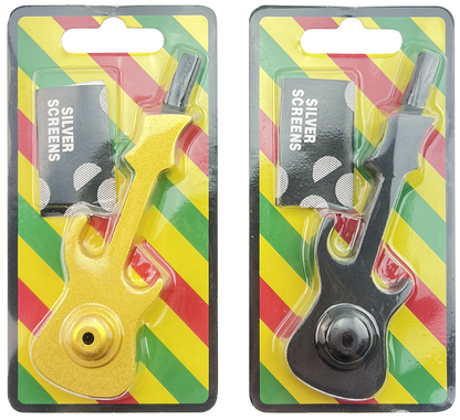 Guitar-Shaped Aluminum Smoking Pipe DK8608