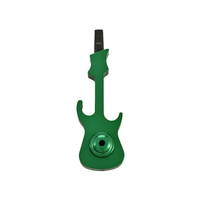 Guitar-Shaped Aluminum Smoking Pipe DK8608