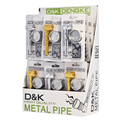 D&K deep bowl with diamond shaped swirls DK8617SC - Smoke Tech One LLC