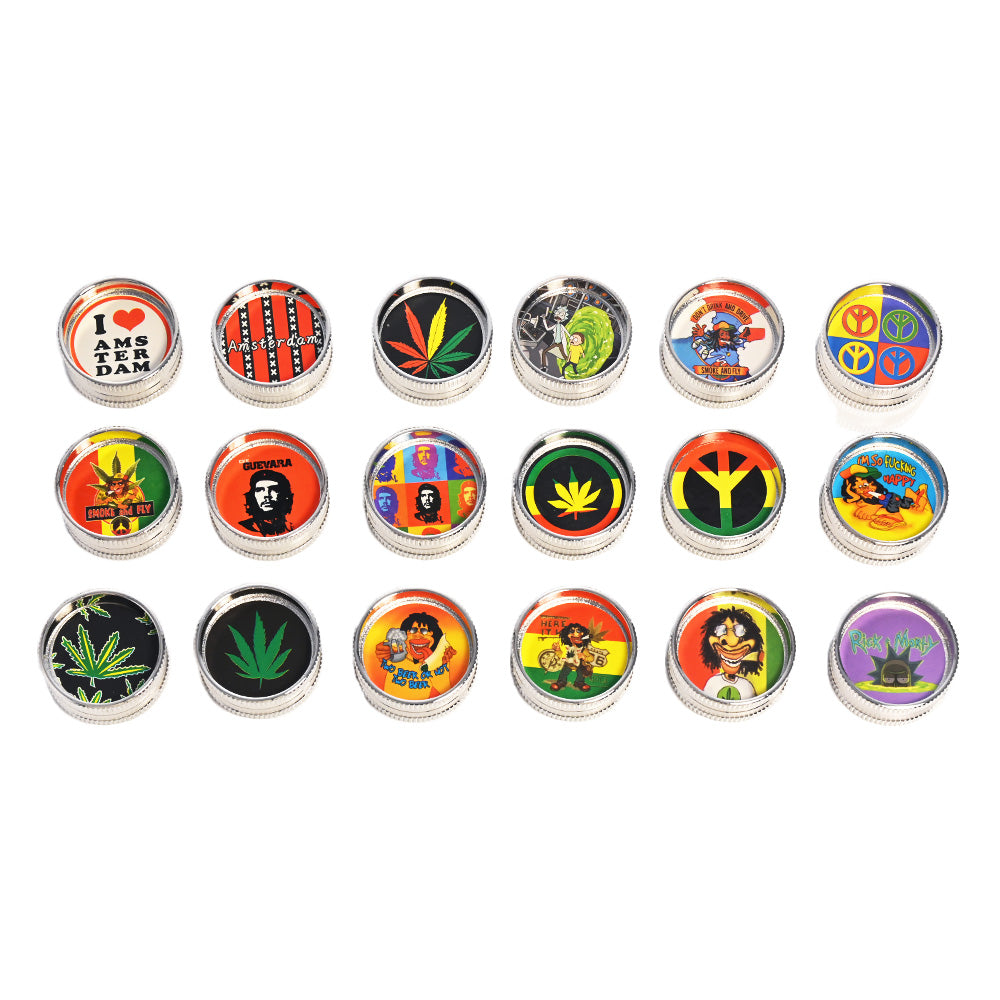 The D&K Crystal Prism Pipe & Grinder DK8623B - Smoke Tech One LLC