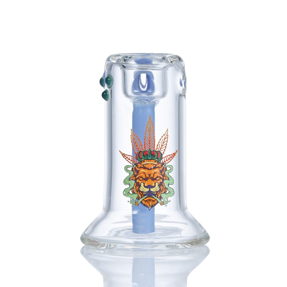 Hipster Glass Mini Bubbler Pipe DY021SB